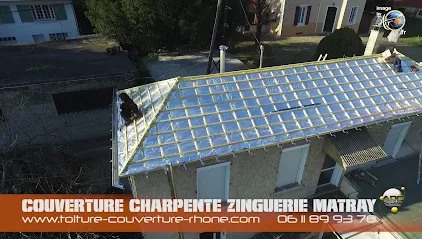 Image de Entreprise Matray Père et Fils SAS - Couvreur Rhône : Réparation Nettoyage Toiture Couverture Zinguerie 69 Lyon Ternay