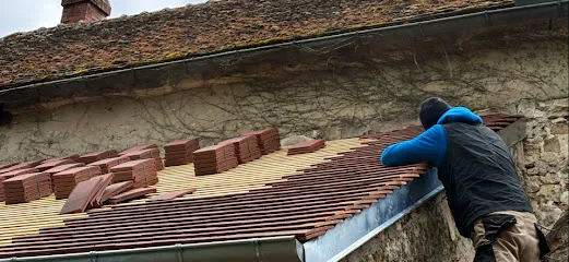 Image de Ets DHL couverture 77 couvreur vulaines sur Seine Hericy samoreau Fontainebleau avon 77 déplacement d’urgence